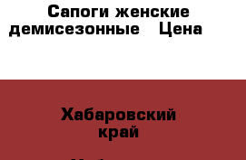 Сапоги женские демисезонные › Цена ­ 200 - Хабаровский край, Хабаровск г. Одежда, обувь и аксессуары » Женская одежда и обувь   